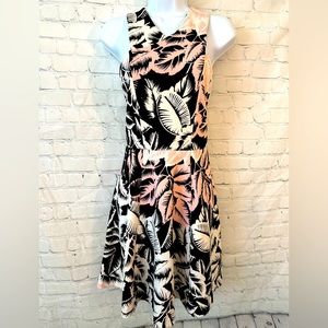 Express leaf print dress NWT